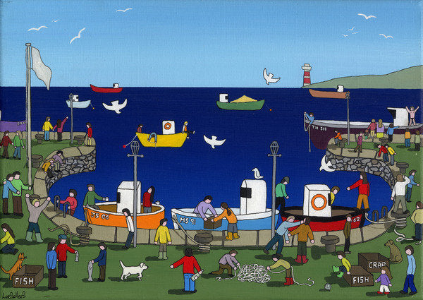 Detail of The Harbour, 2015 by Lee Sellers