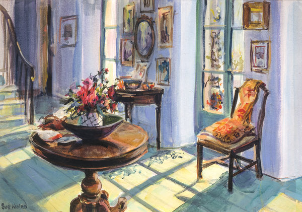 Detail of Vanessa's sunlit hall, 1995 by Sue Wales