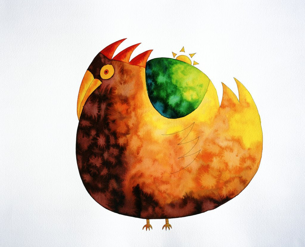 Detail of Rooster in the morning by Anonymous