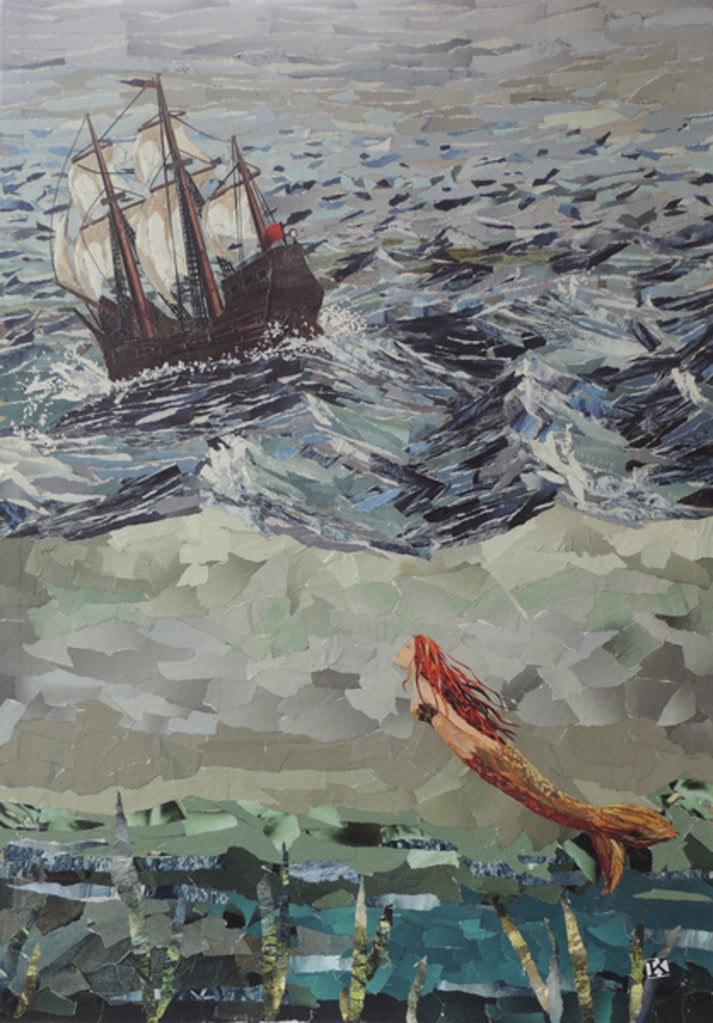 Detail of The Little Mermaid, 2017 by Kirstie Adamson