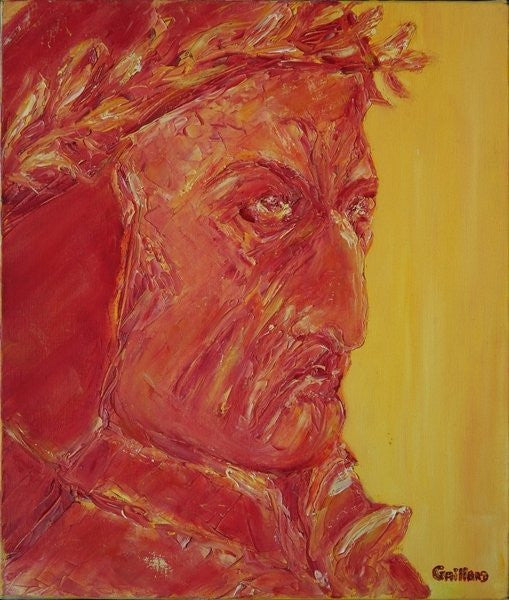Detail of Dante by Annick Gaillard