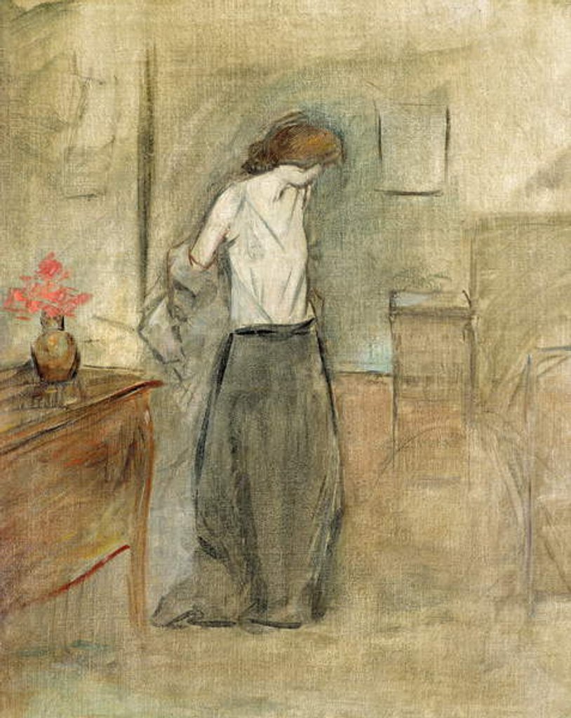 A Woman Undressing by Jean Louis Forain