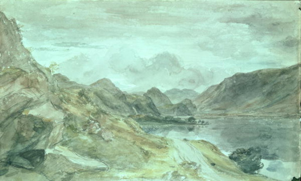 Detail of The Lake District, c.1830 by John Constable