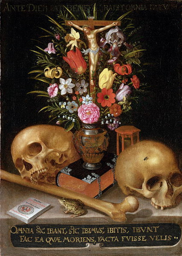Detail of Vanitas Still Life by German School