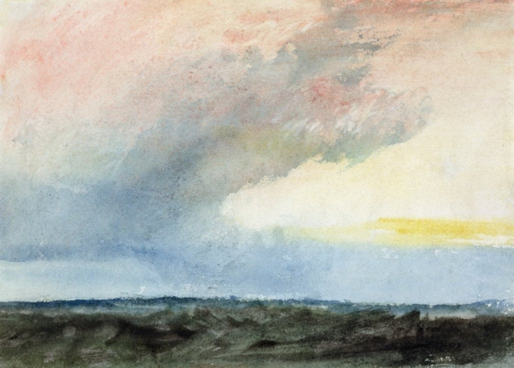 Detail of A Rainstorm at Sea by Joseph Mallord William Turner