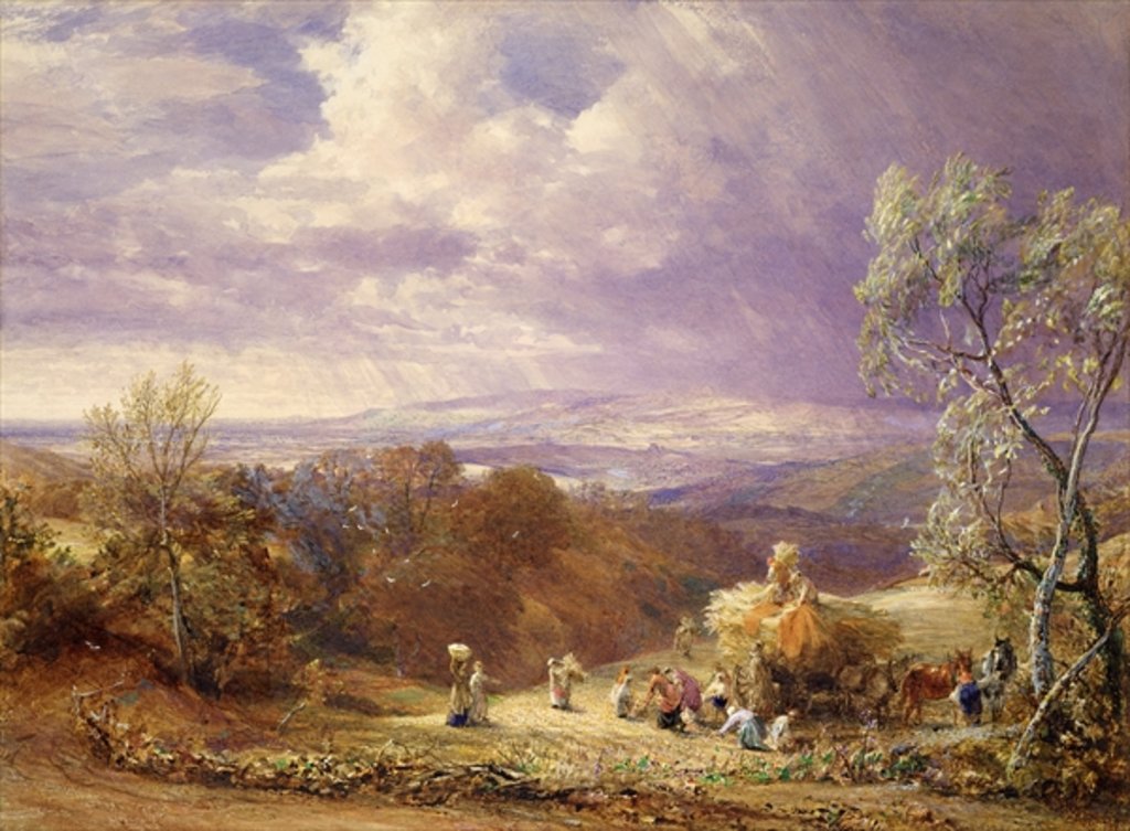 Detail of Harvesting by Samuel Palmer