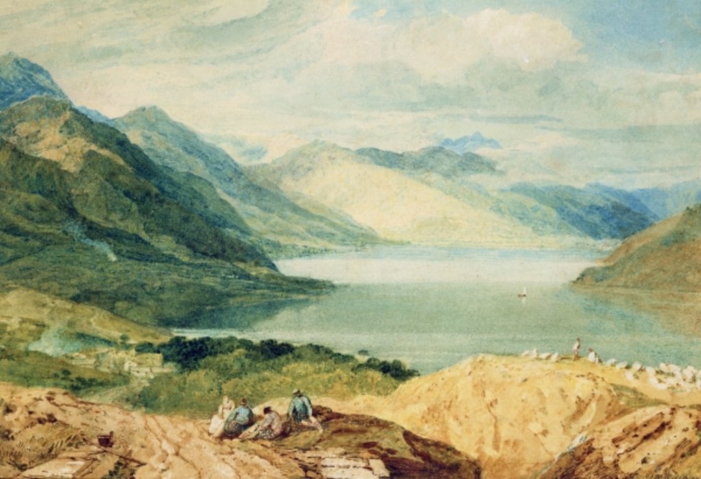 Detail of Loch Lomond by Joseph Mallord William Turner