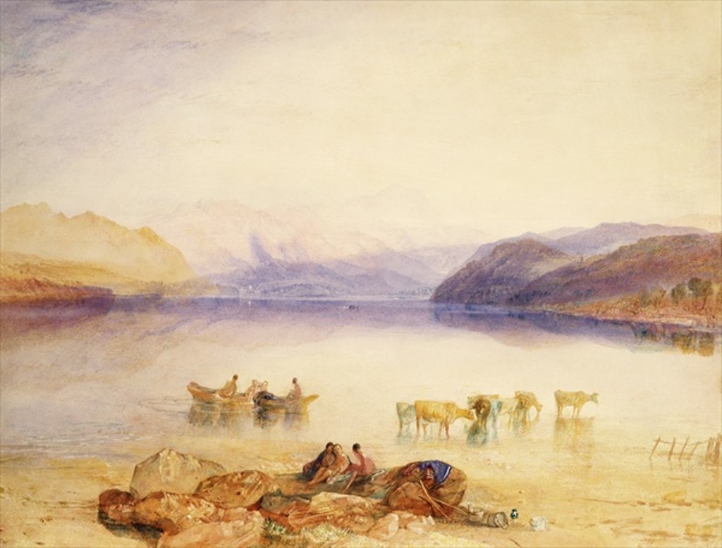 Detail of Ullswater by Joseph Mallord William Turner