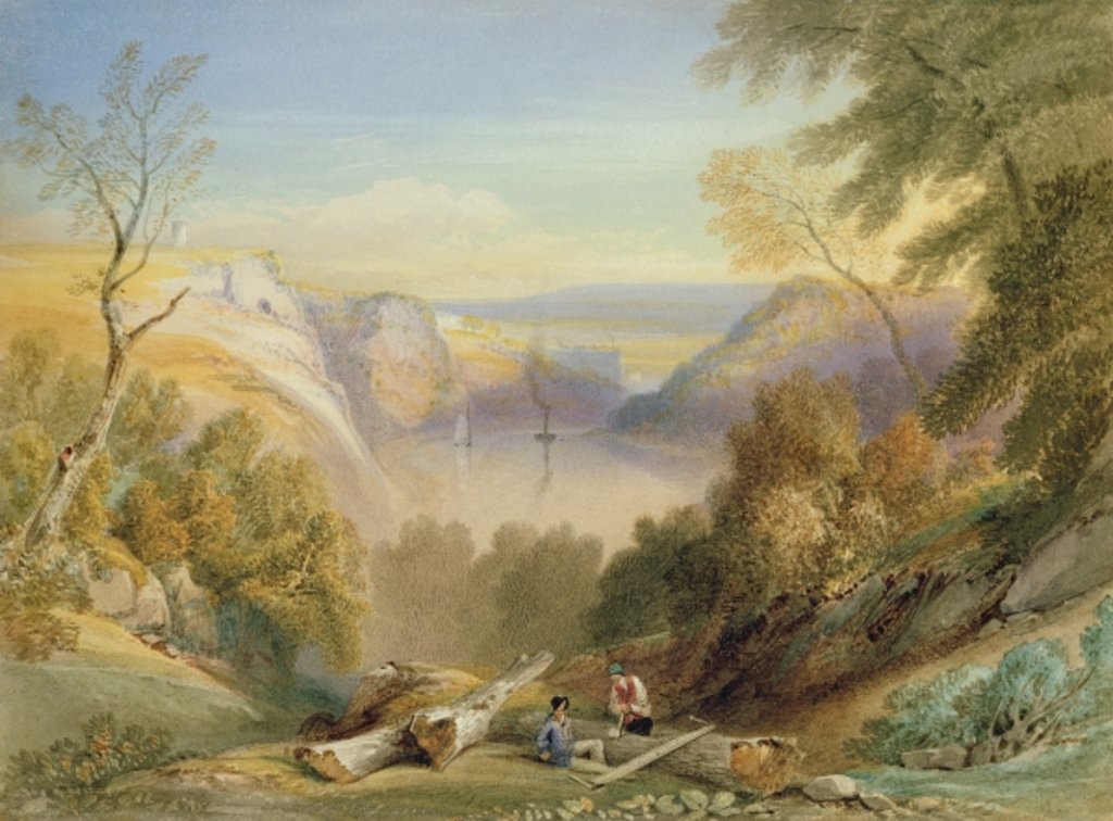 Detail of Avon Gorge from Leigh Woods, looking towards St. Vincent Rocks by Samuel Jackson