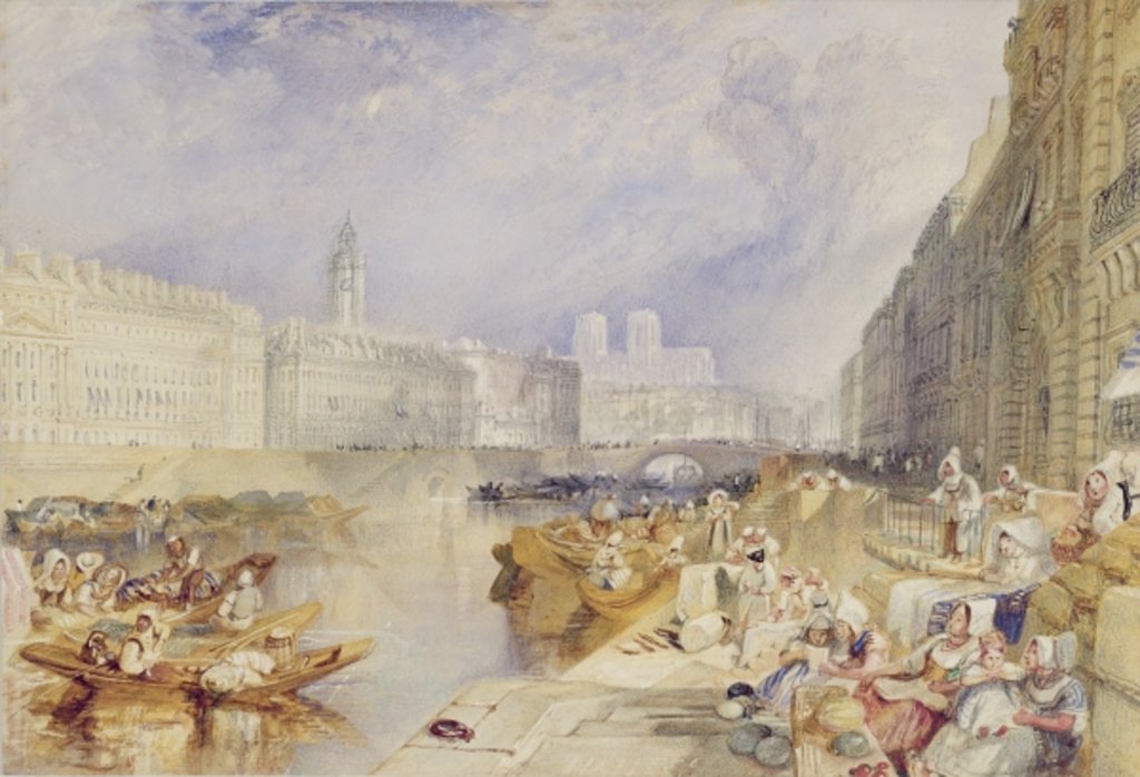 Detail of Nantes by Joseph Mallord William Turner