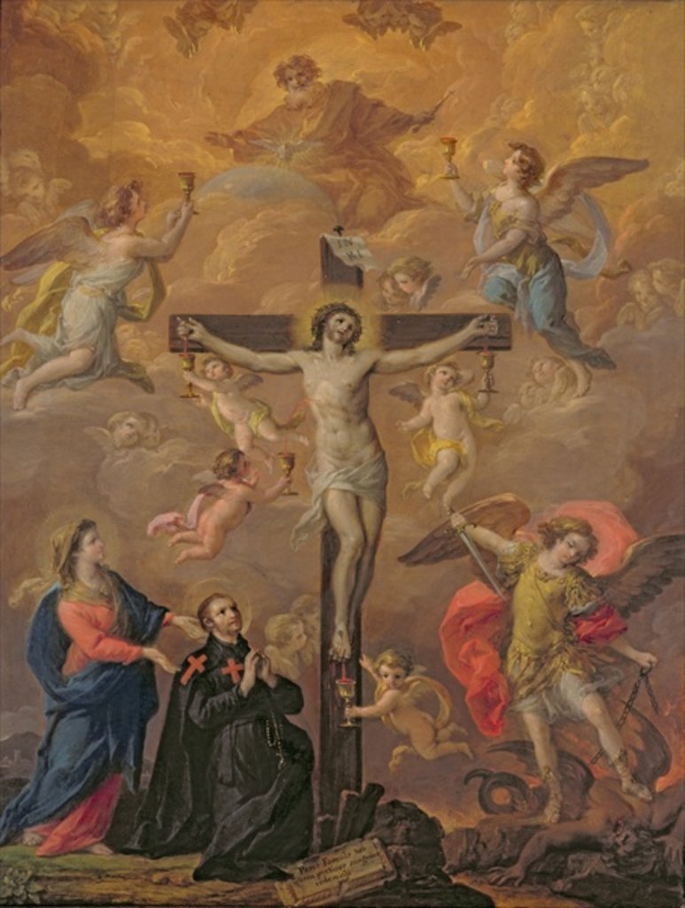 Detail of Homage to Guido Reni by Corrado Giaquinto