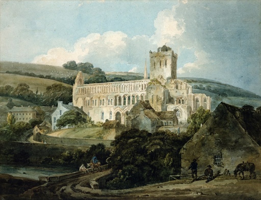 Detail of Jedburgh Abbey from the South-East by Thomas Girtin