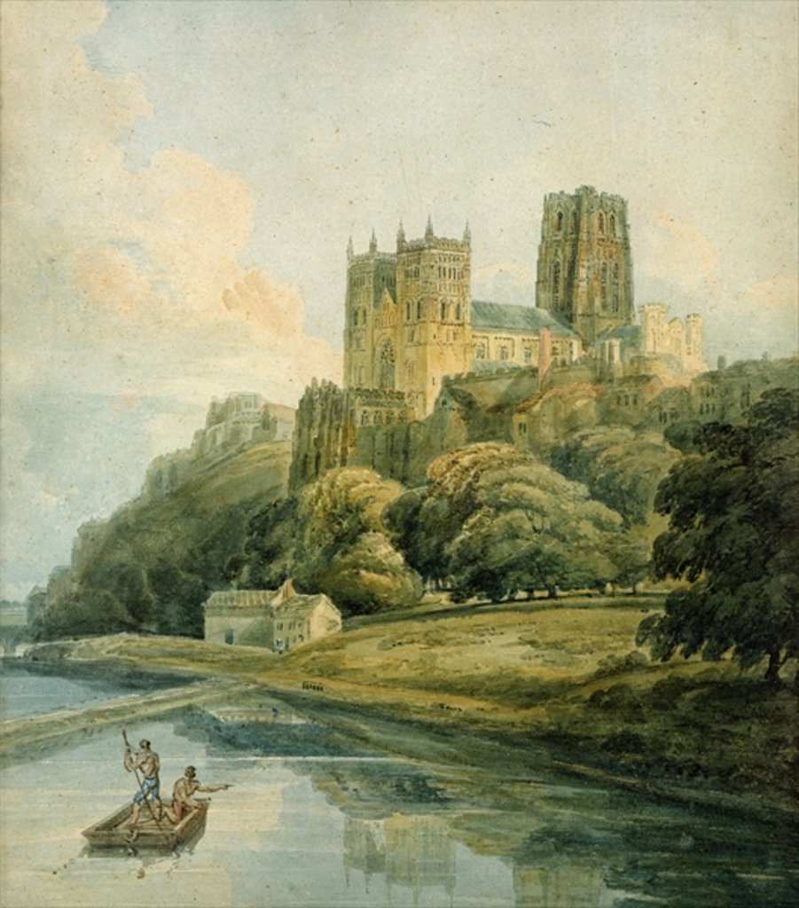 Detail of Durham Cathedral by Thomas Girtin