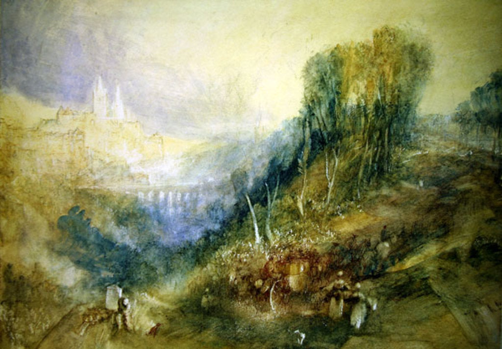 Detail of Lausanne from the West by Joseph Mallord William Turner