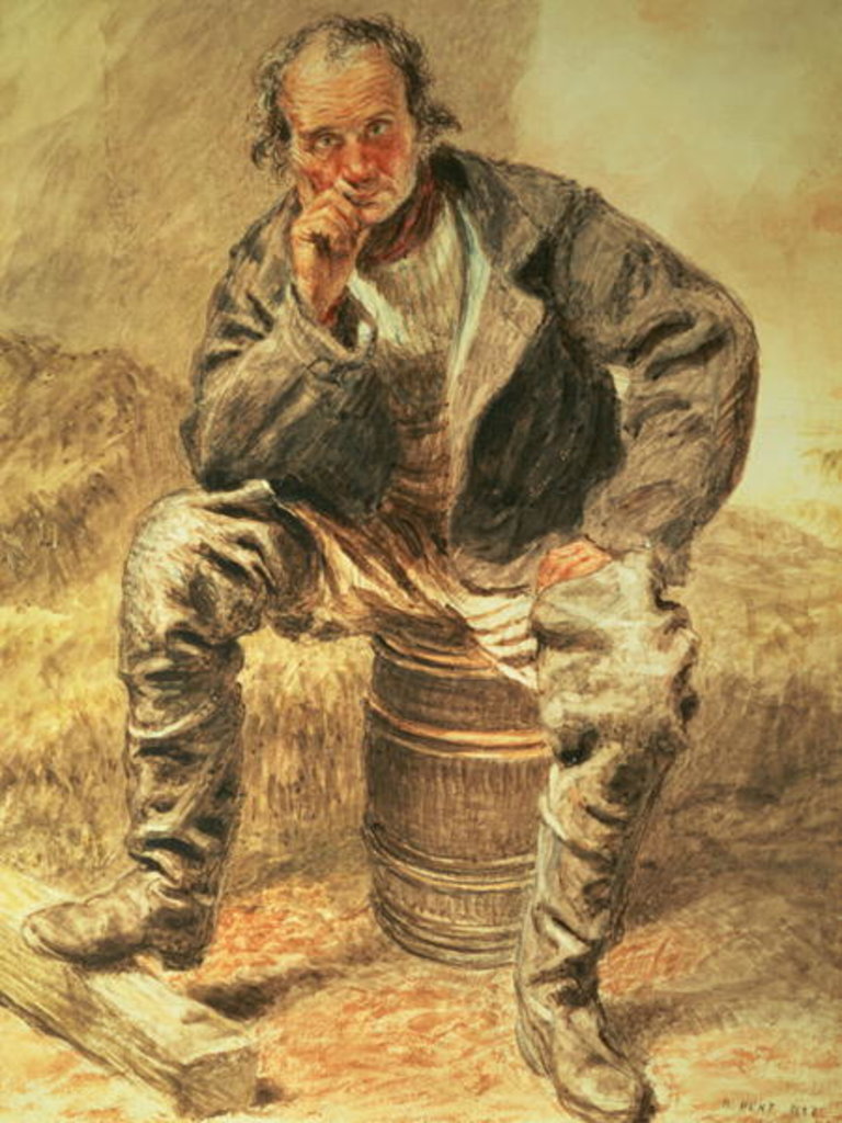 Detail of An Oysterman, 1827 by William Henry Hunt