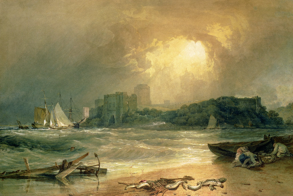Detail of Pembroke Castle by Joseph Mallord William Turner