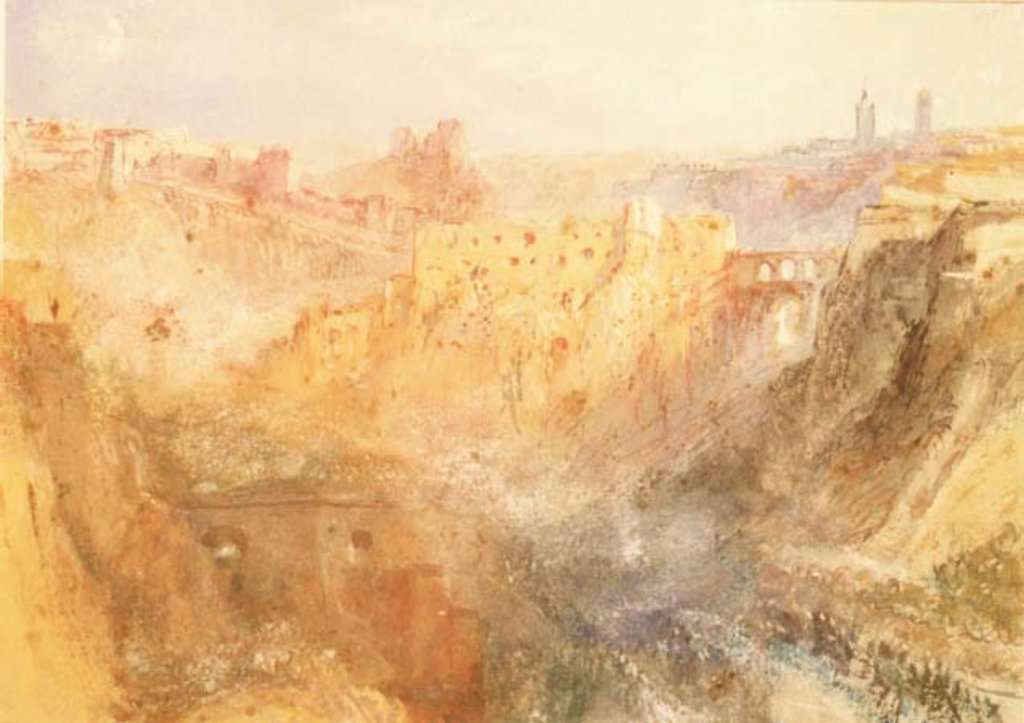 Detail of Luxembourg by Joseph Mallord William Turner