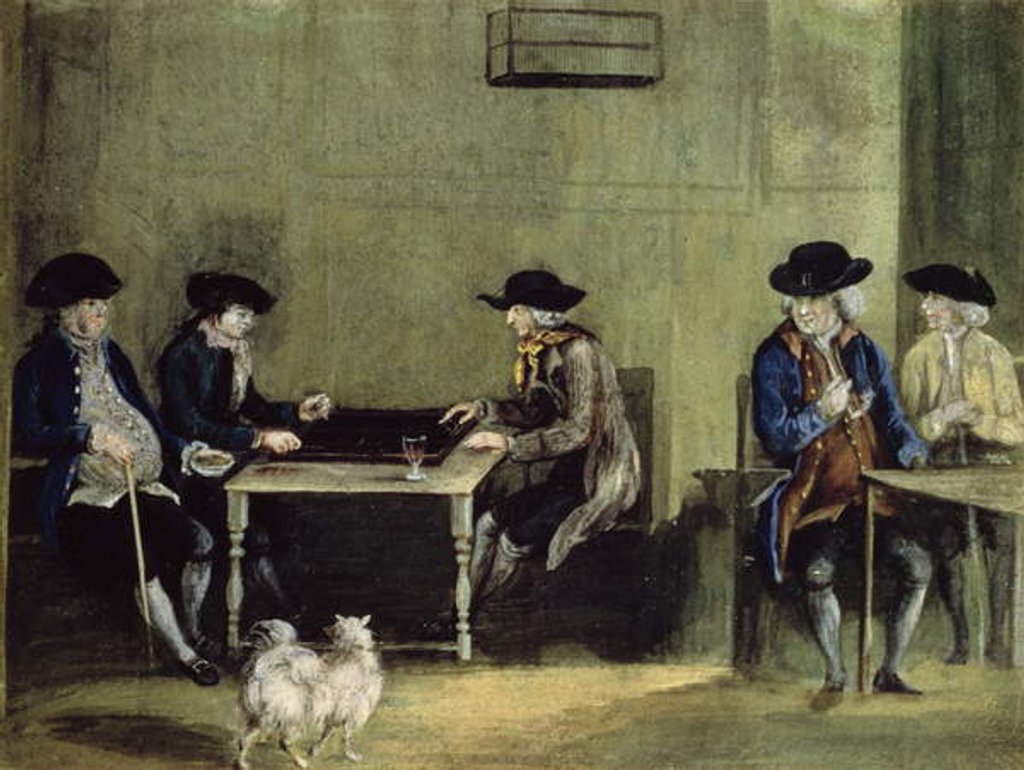 Detail of The Backgammon Game by Nathaniel Grogan