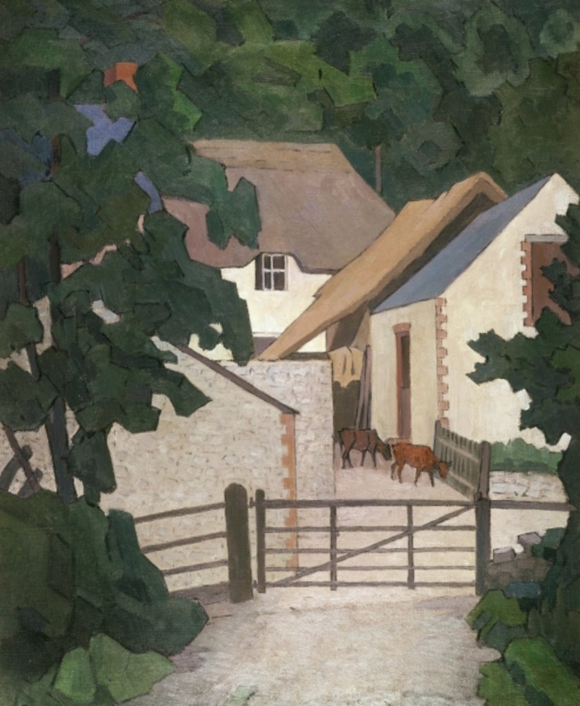 Detail of Field's Farm, Somerset by Robert Polhill Bevan