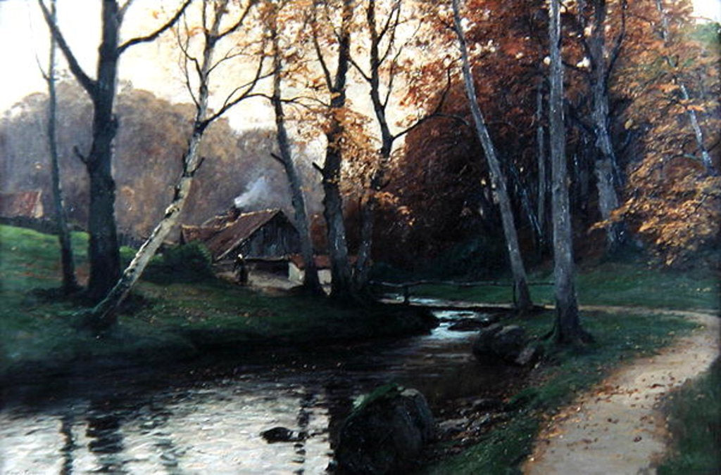 Black Stream, c.1890 by Konrad Mueller-Kuerzwelly