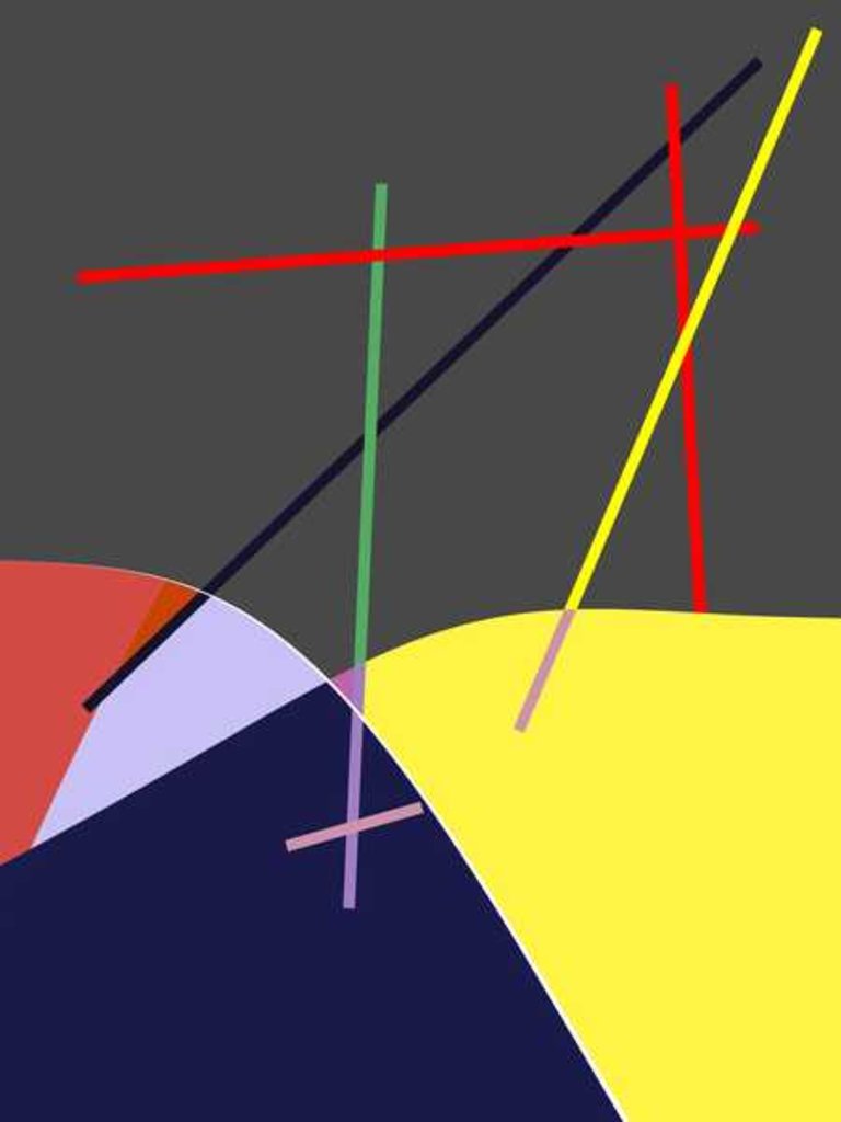 Detail of Road and telegraph poles, 2016 by Alex Caminker