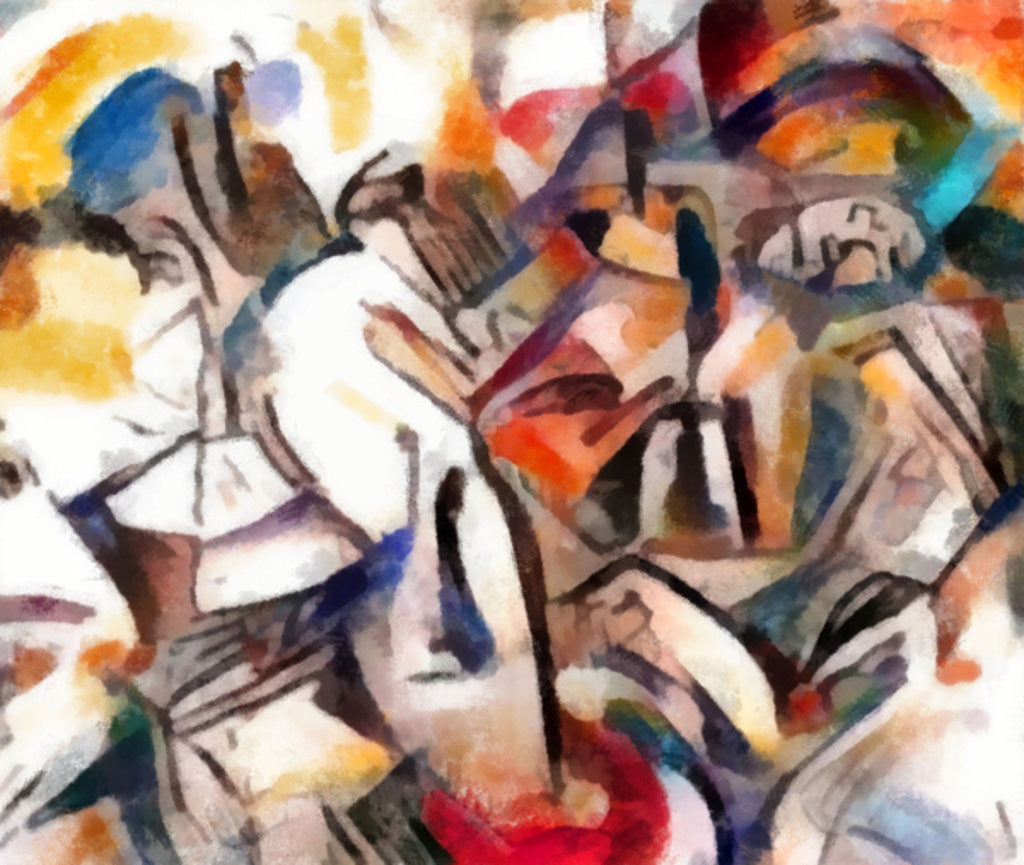 Detail of Quiet evening, 2016 by Alex Caminker