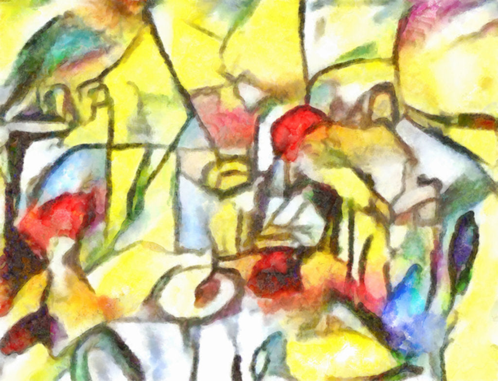 Detail of Small town, 2016 by Alex Caminker