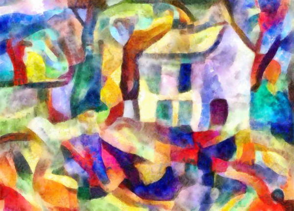 Detail of sketch with a tree in the distance, 2017 by Alex Caminker