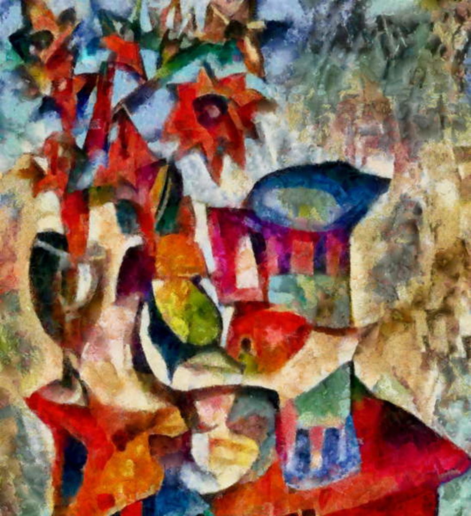 Detail of In the red #13, 2017 by Alex Caminker