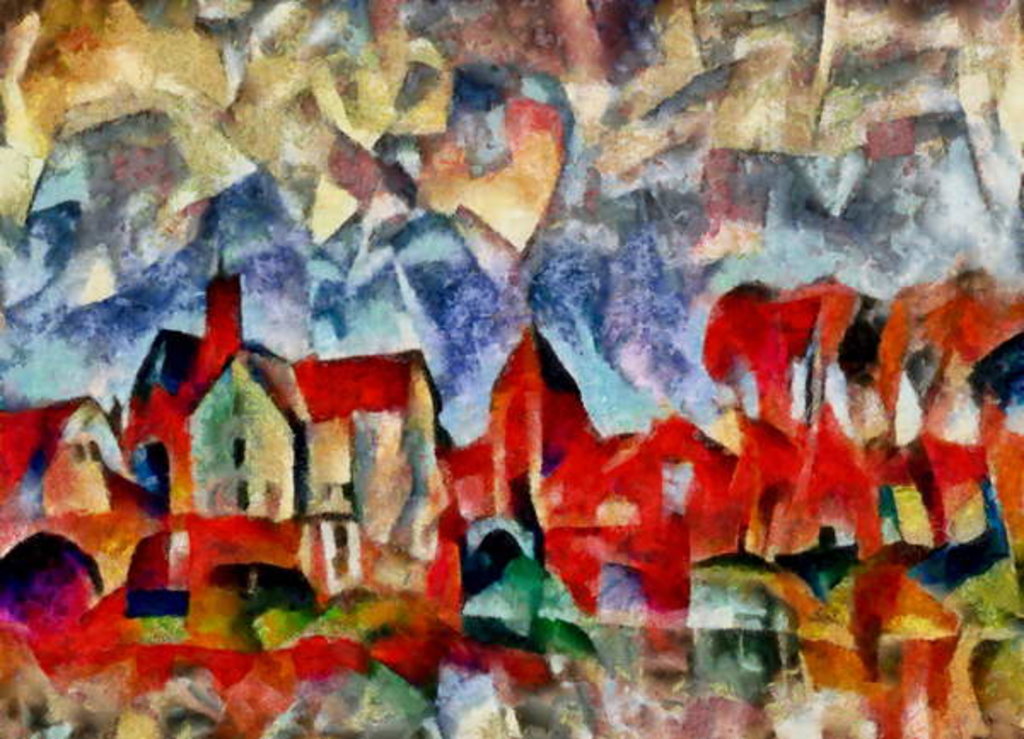 Detail of In the red #1, 2017 by Alex Caminker