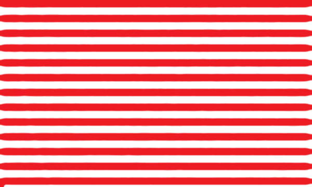 Detail of white stripes, 2017 by Alex Caminker