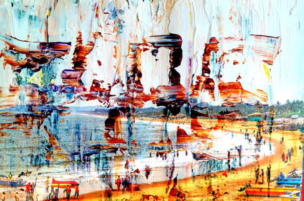 Detail of On the bay, 2019 by Alex Caminker