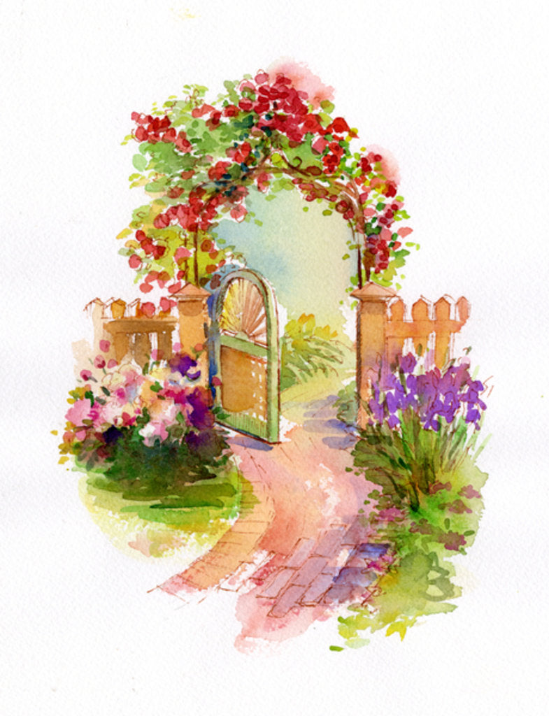 Detail of Garden Gate, 2014 by John Keeling