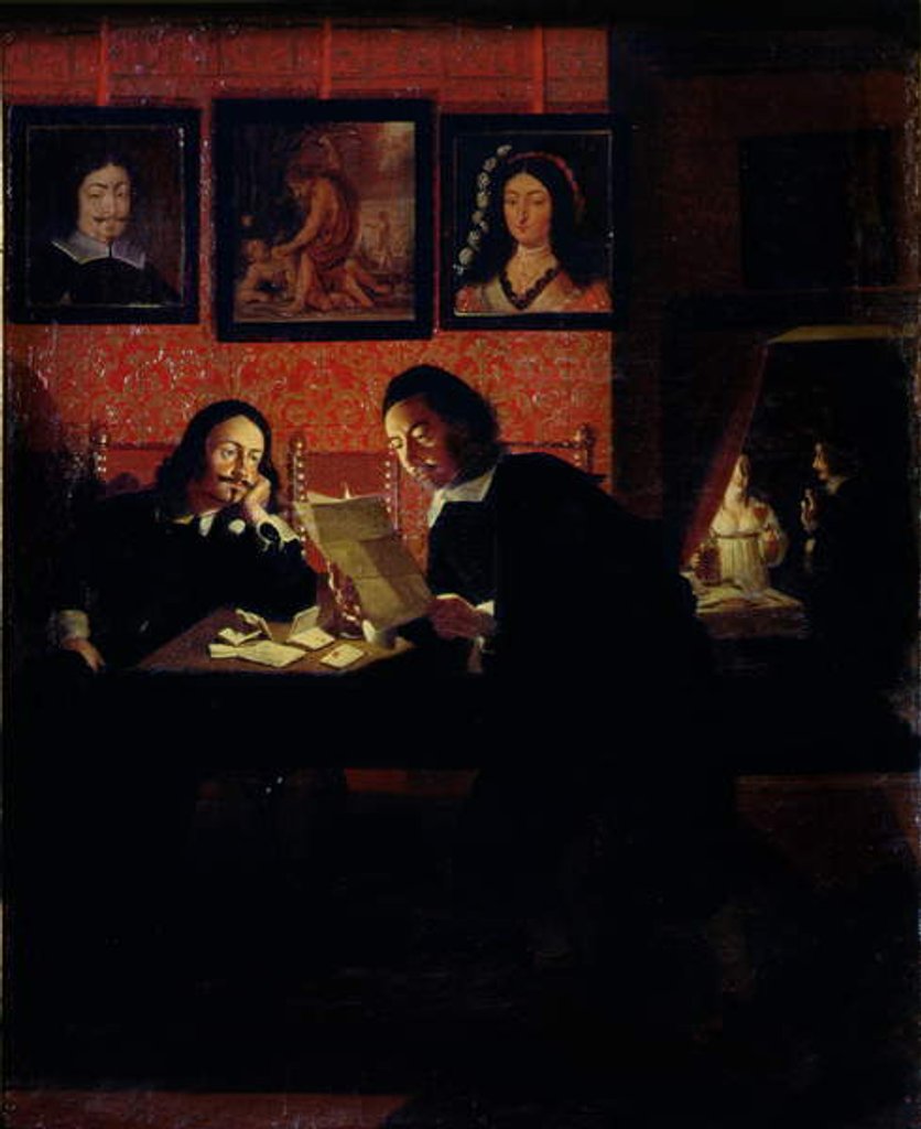 Detail of Two Men in a Studio by Heimbach Wolfgang