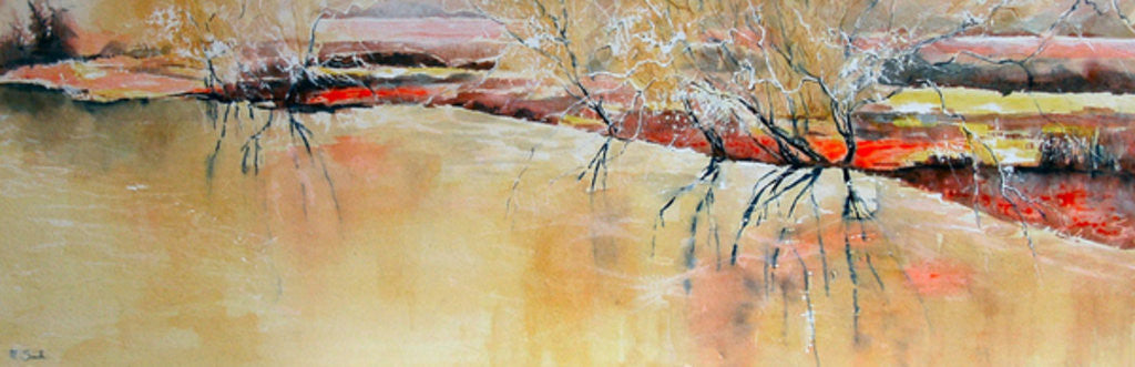 Detail of Tangerine Frosts by Mary Smith
