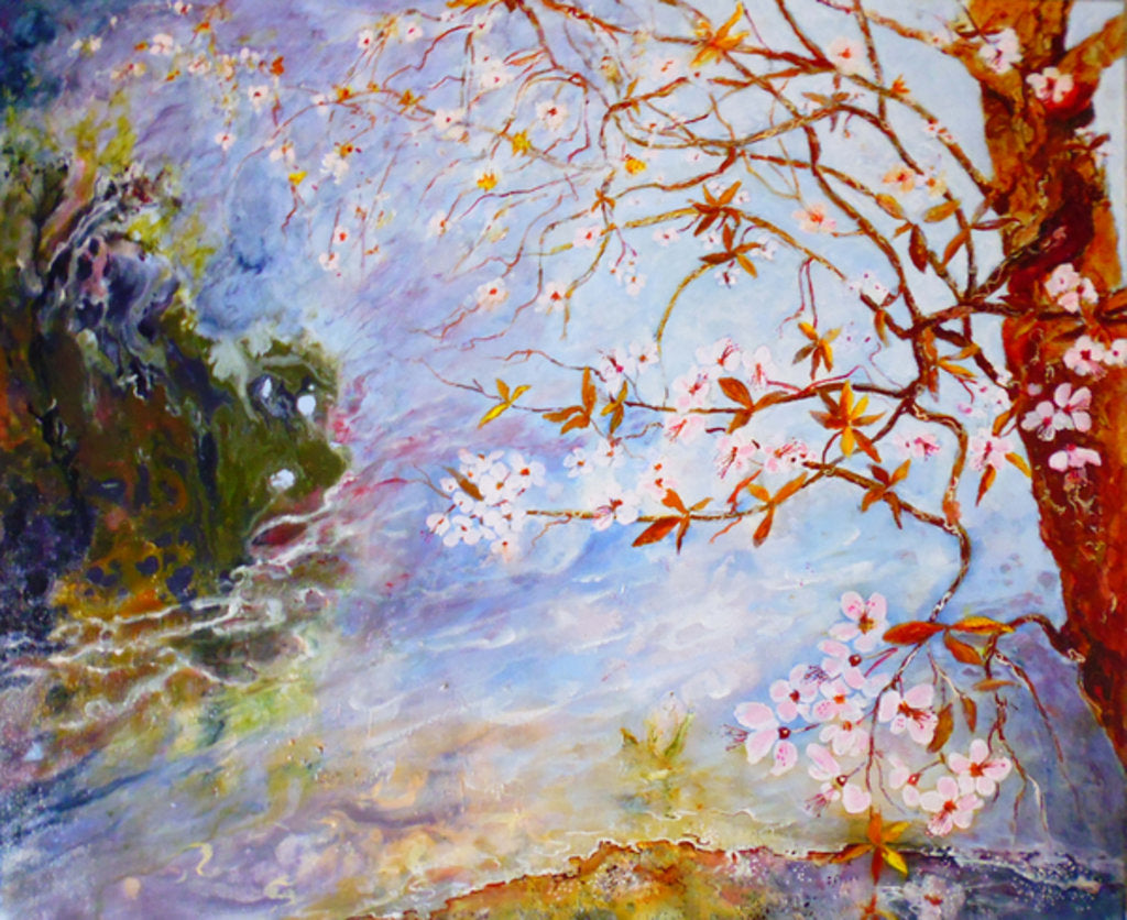 Detail of Blossom in Darley park, 2015 by Mary Smith