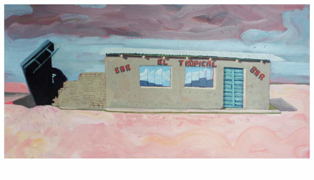 Detail of El Bar Tropical, 2018 by Thomas MacGregor