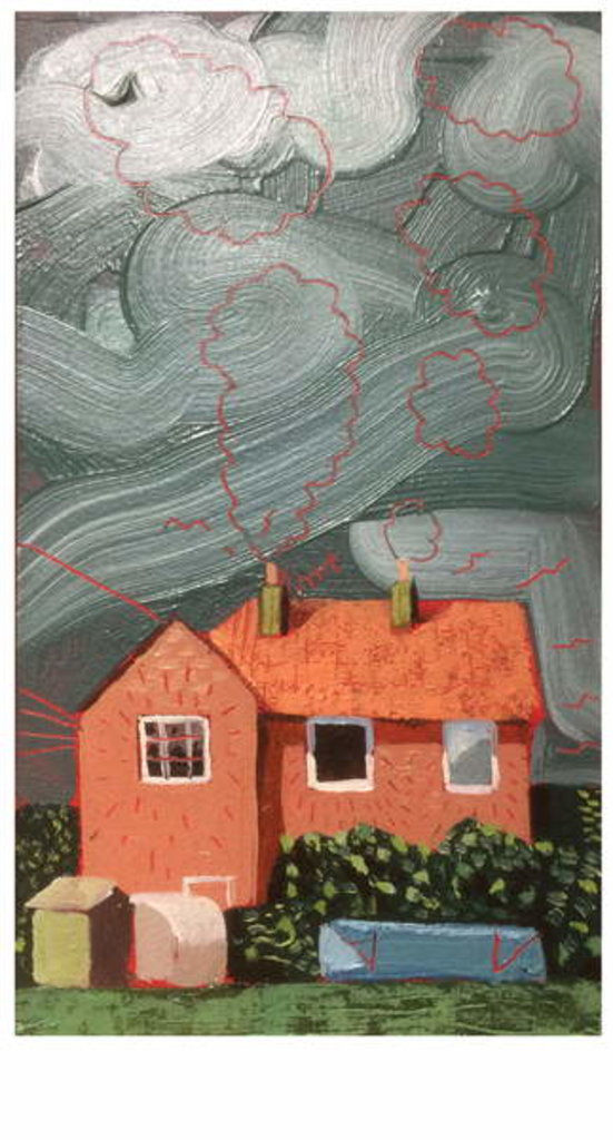 Detail of View from the courtman rd allotment, 2017 by Thomas MacGregor