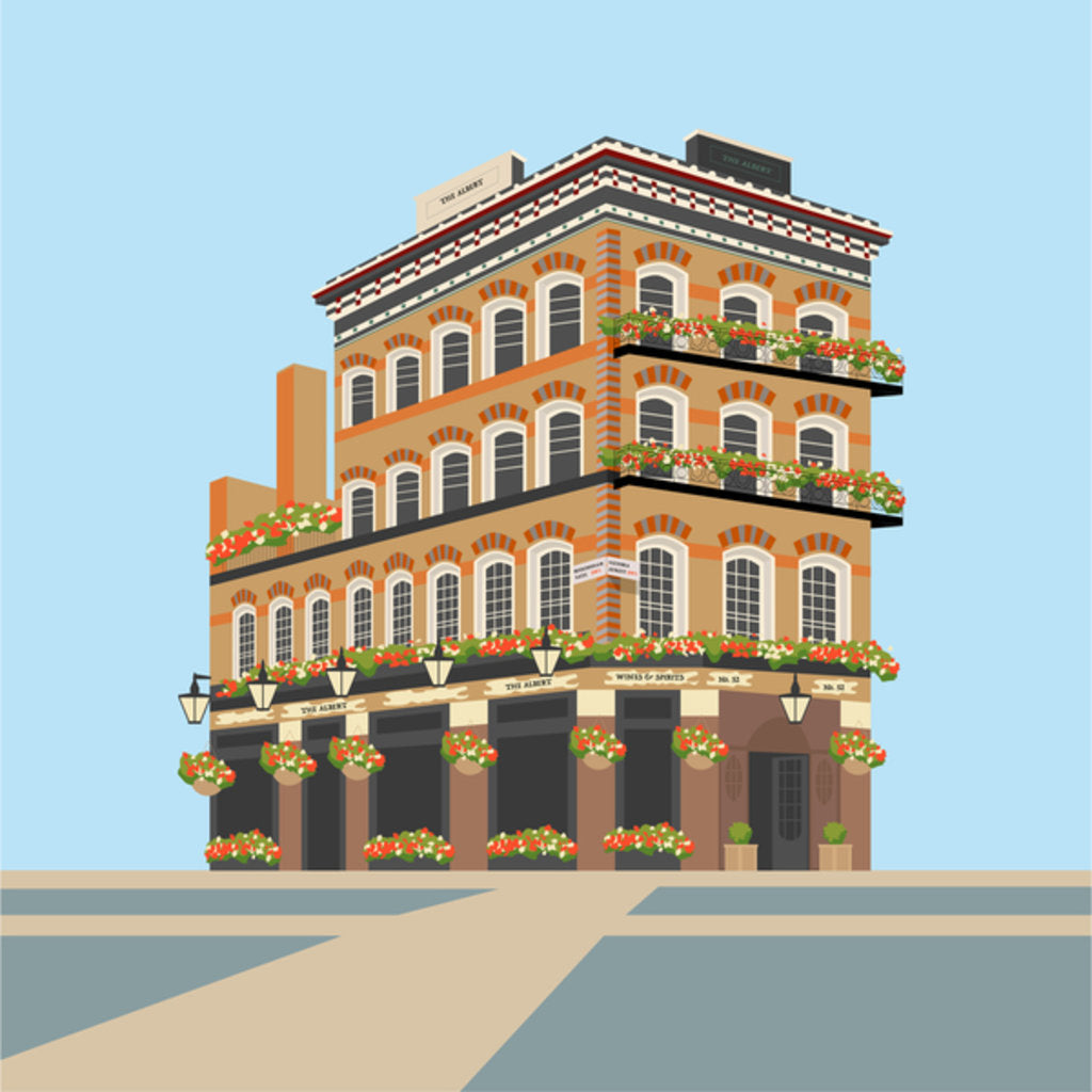 Detail of The Albert Pub, Victoria by Claire Huntley