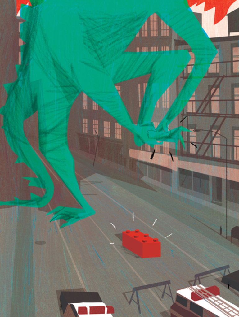 Detail of Ouch!, 2016 by A.Richard Allen