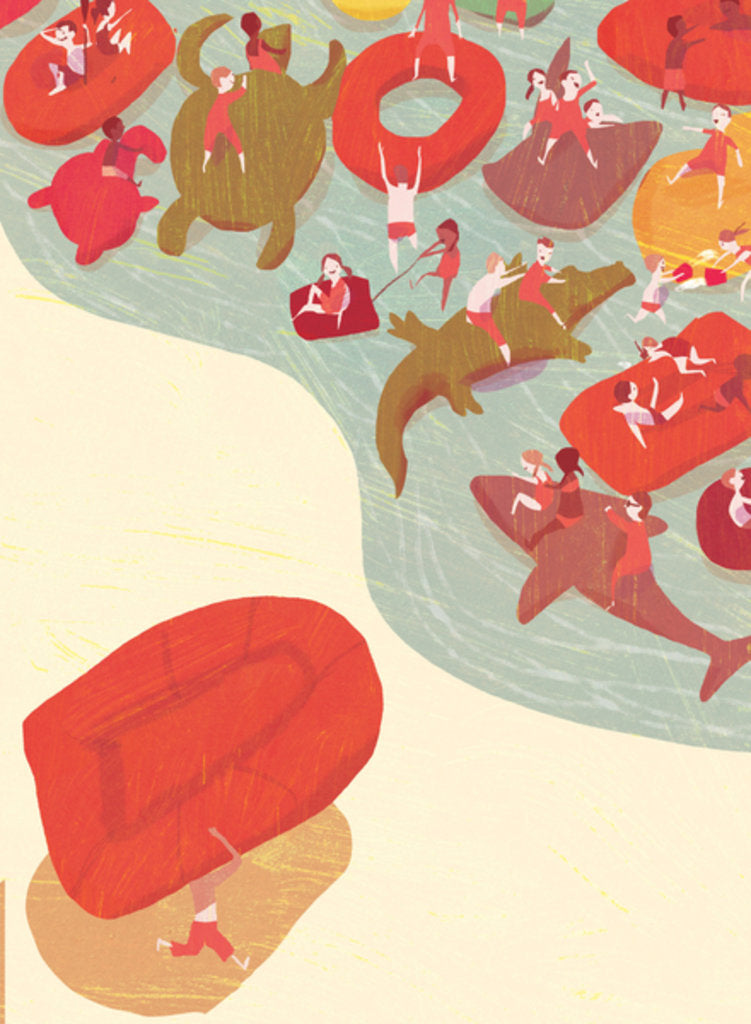 Detail of Beach, 2016 by A.Richard Allen