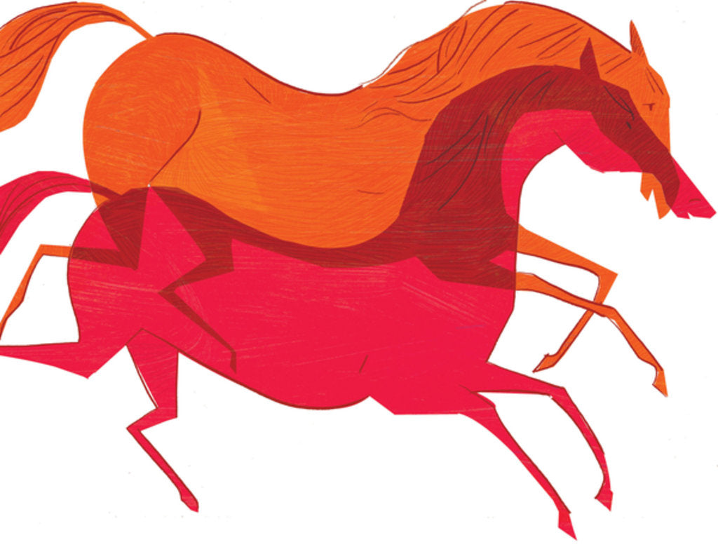 Detail of Horses, 2008 by A.Richard Allen