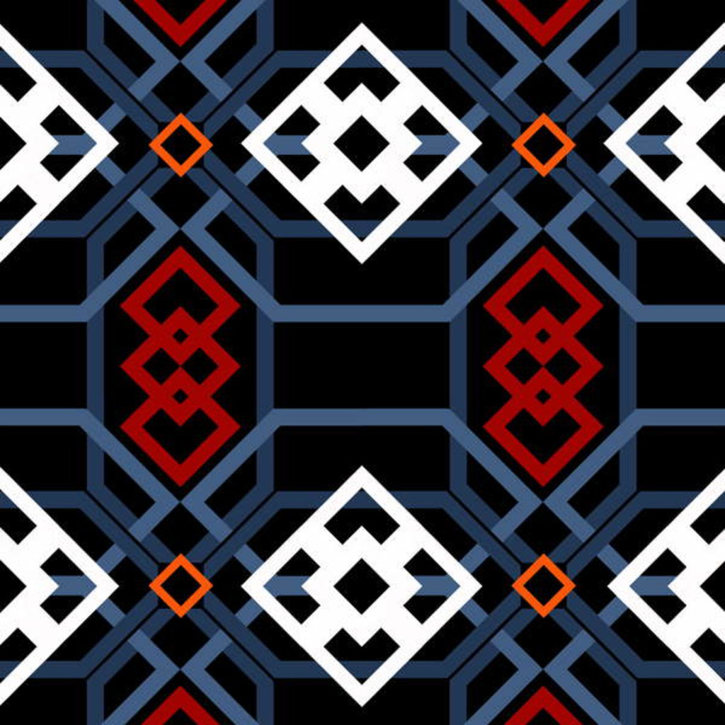 Detail of Andalucian geometric, 2018 by Andrew Watson