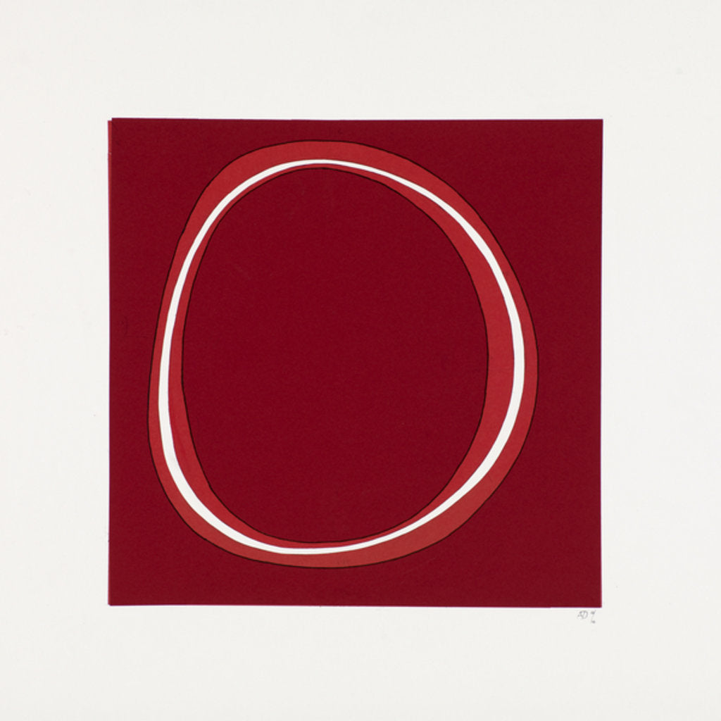 Detail of Red Circle, 2011 by Alex Dunn