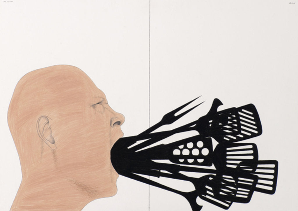 Detail of The Patriot, 2014 by Alex Dunn