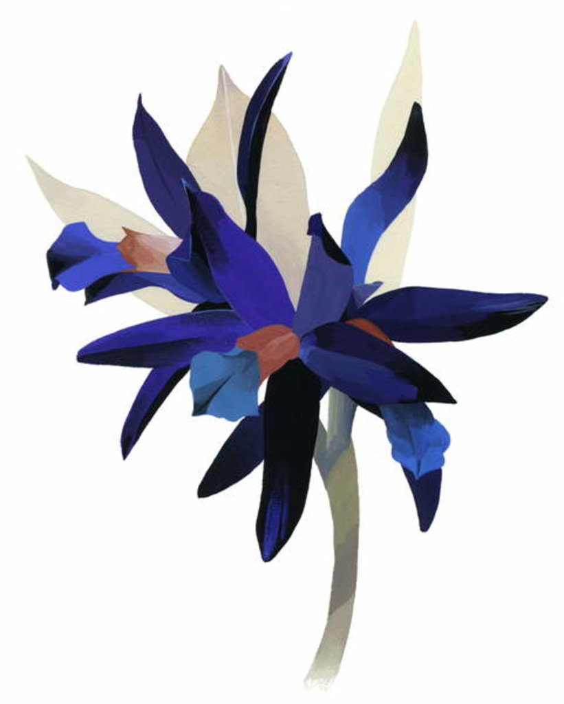 Detail of An imaginary flower with a blue base, 2003 by Hiroyuki Izutsu