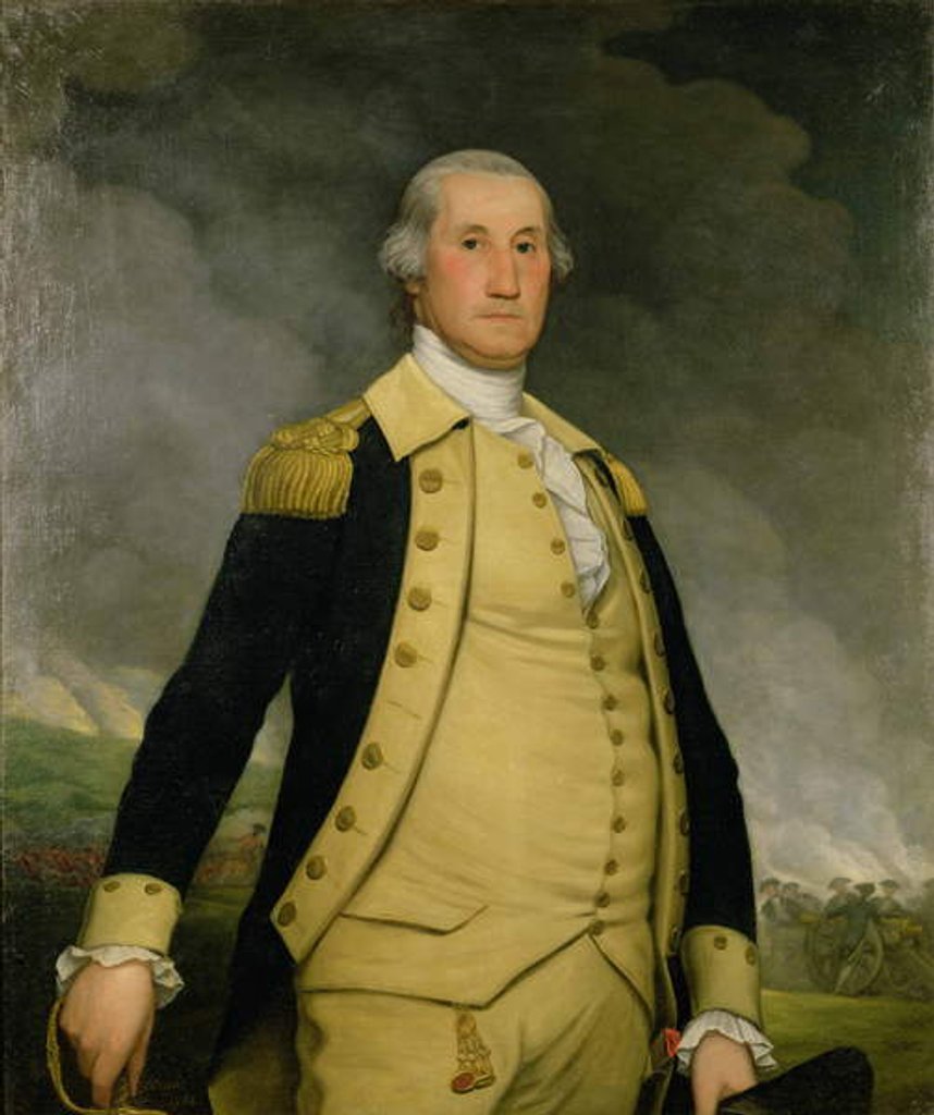 Detail of George Washington by Joseph Wright