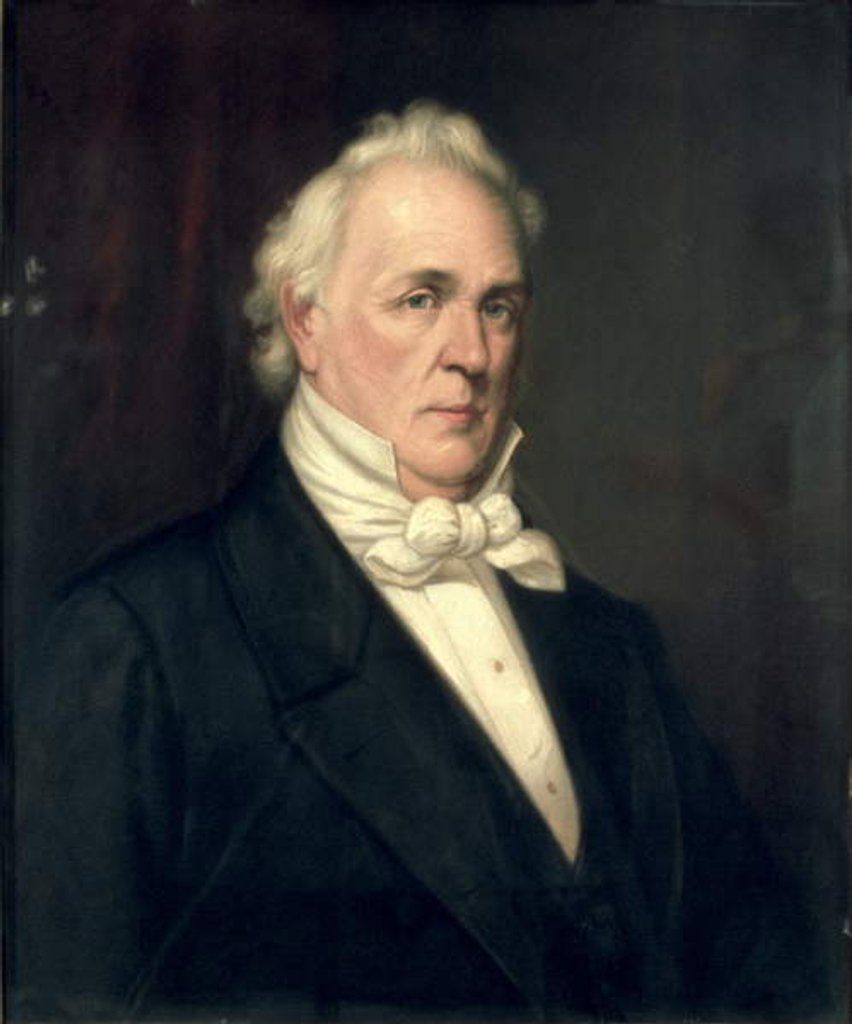 Detail of James Buchanan by Augustus J. Beck