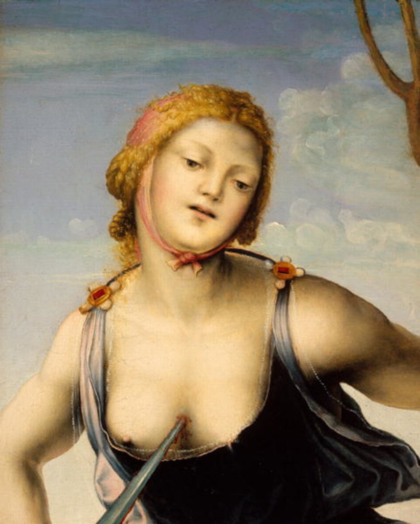 Detail of Lucretia, c.1500-50 by Niccolo the Younger Giolfino