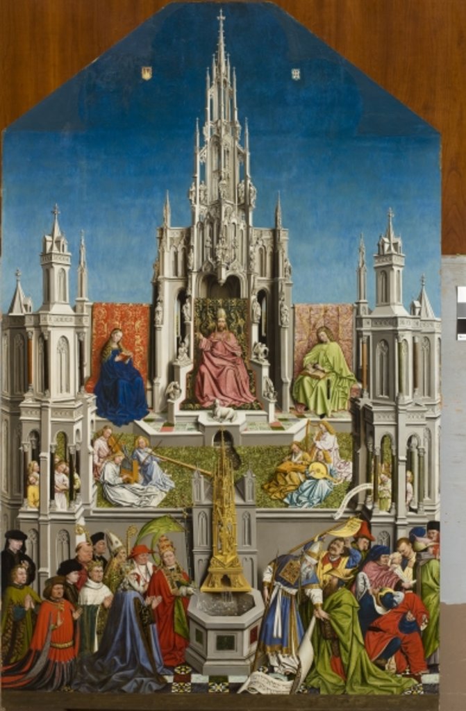 Detail of The Fountain of Life by Spanish School